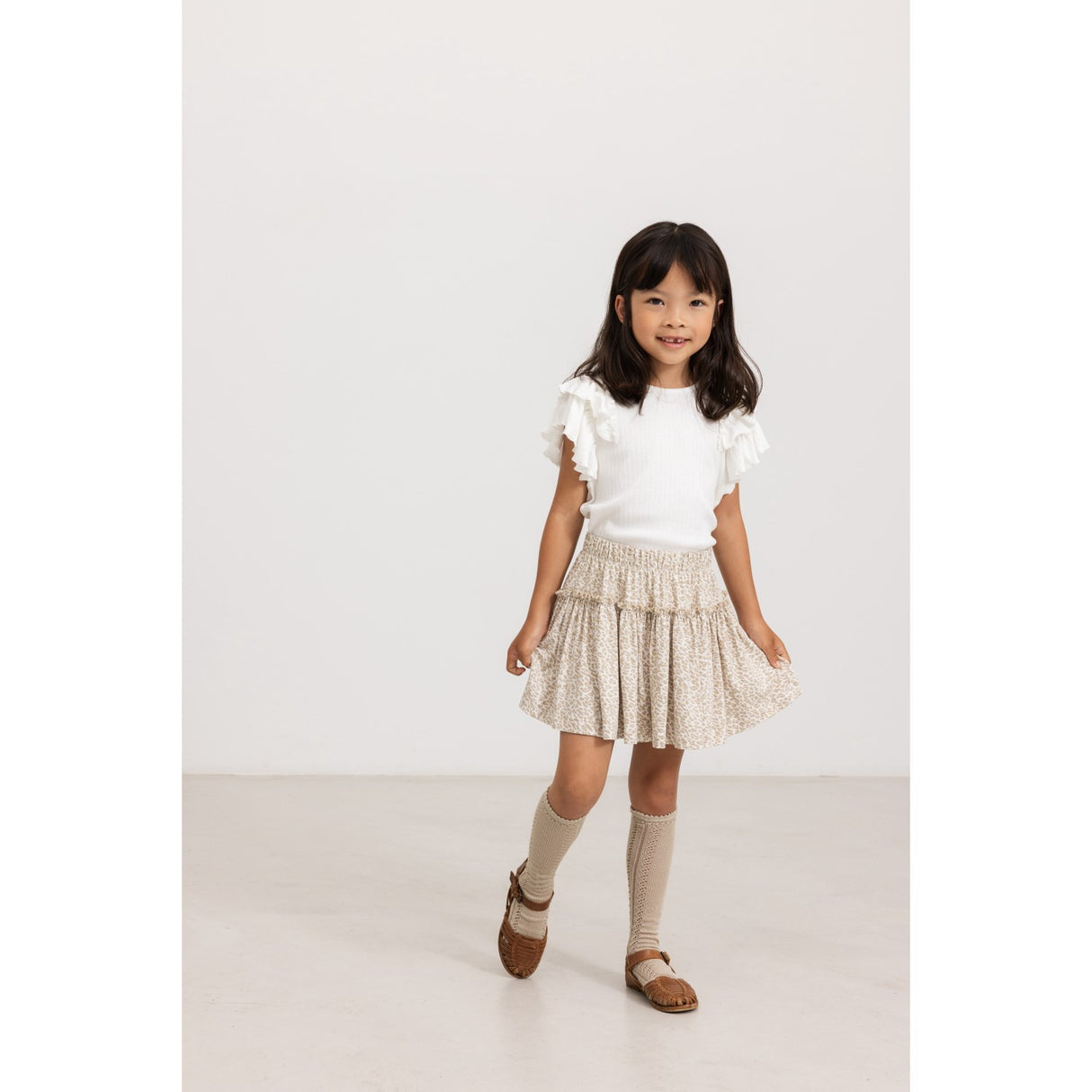 MarMar Leopard Beige Leo Sylvia Skirt