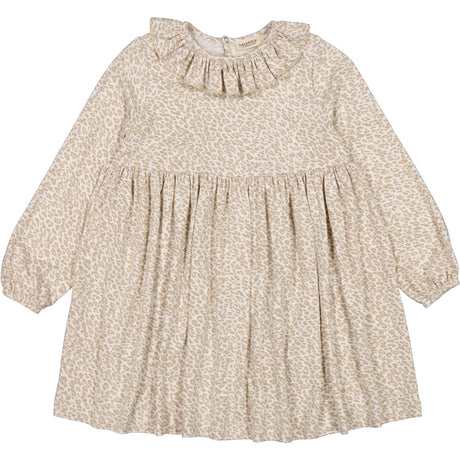 MarMar Leopard Beige Leo Diora Frill Dress