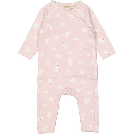 MarMar New Born Modal Smooth Print Rose Moomin Rulo Romper