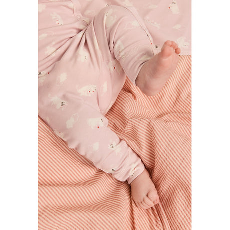 MarMar New Born Modal Smooth Print Rose Moomin Rulo Romper