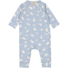 MarMar New Born Modal Smooth Print Blue Moomin Rulo Romper