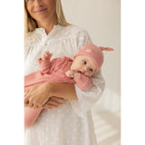 MarMar New Born Modal Fine Rib Red Stripe Aiki Hat