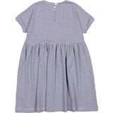 MarMar Modal Fine Rib Blue Stripe Dioa Dress