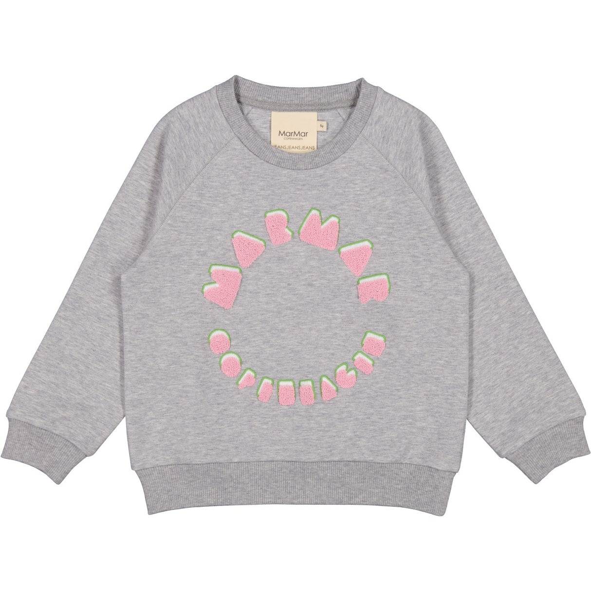 MarMar Double Jersey Pink Logo Theos Sweatshirt