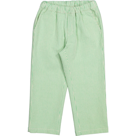 MarMar Soft Denim Cale Green Stripe Paloma Pants