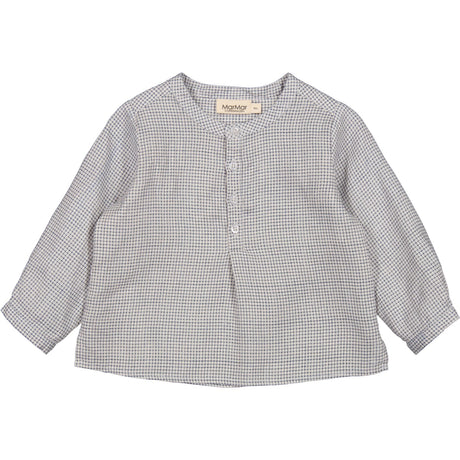 MarMar Linen Mini Check Totoro Shirt
