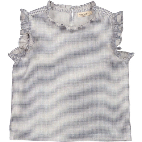 MarMar Linen Mini Check Tirra Top