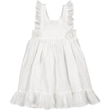 MarMar Linen White Danita Frill Dress
