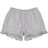 MarMar Linen Mini Check Pala Frill Shorts