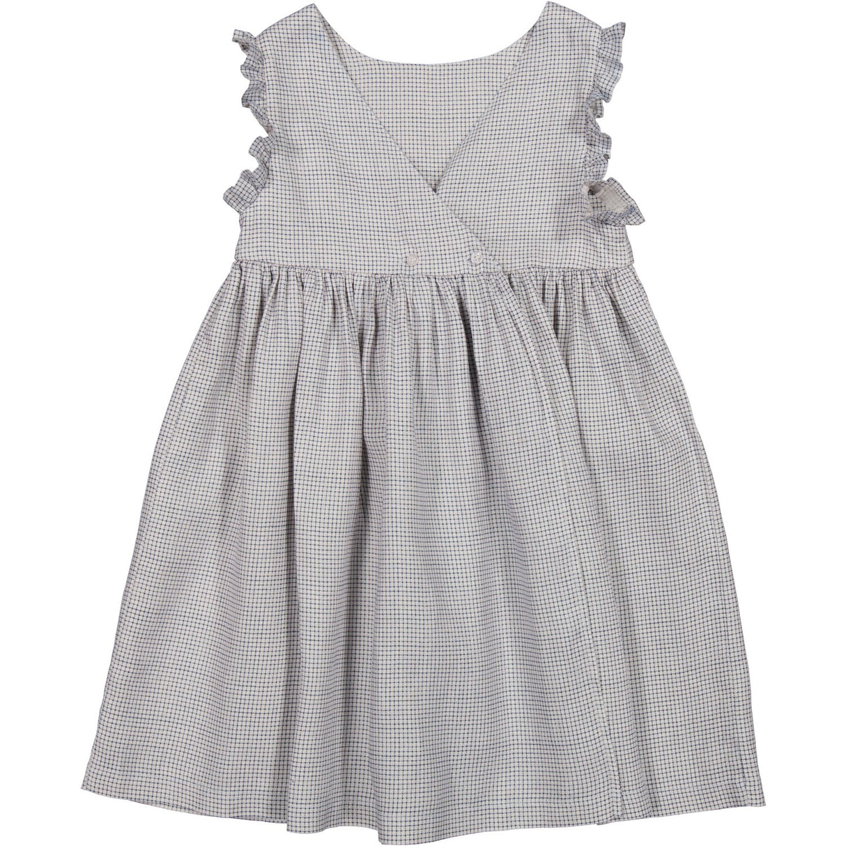 MarMar Linen Mini Check Darame Dress