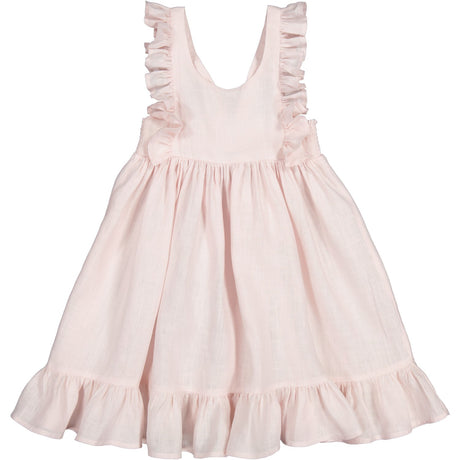 MarMar Linen Mauve Rose Danita Frill Dress