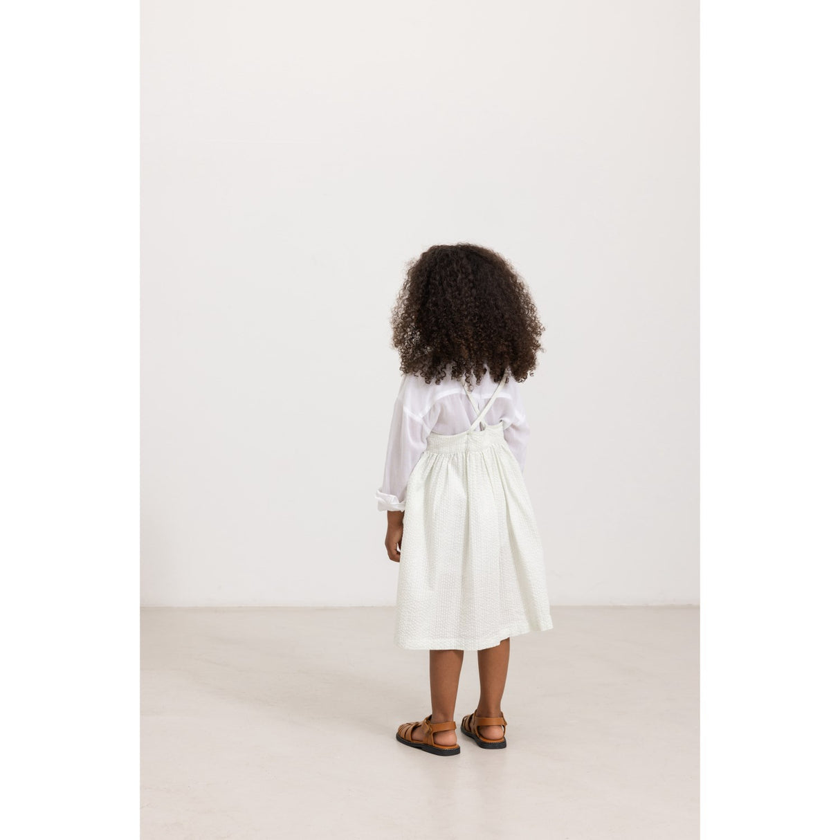 MarMar Cotton Seersucker Mint Chalk Divo Dress