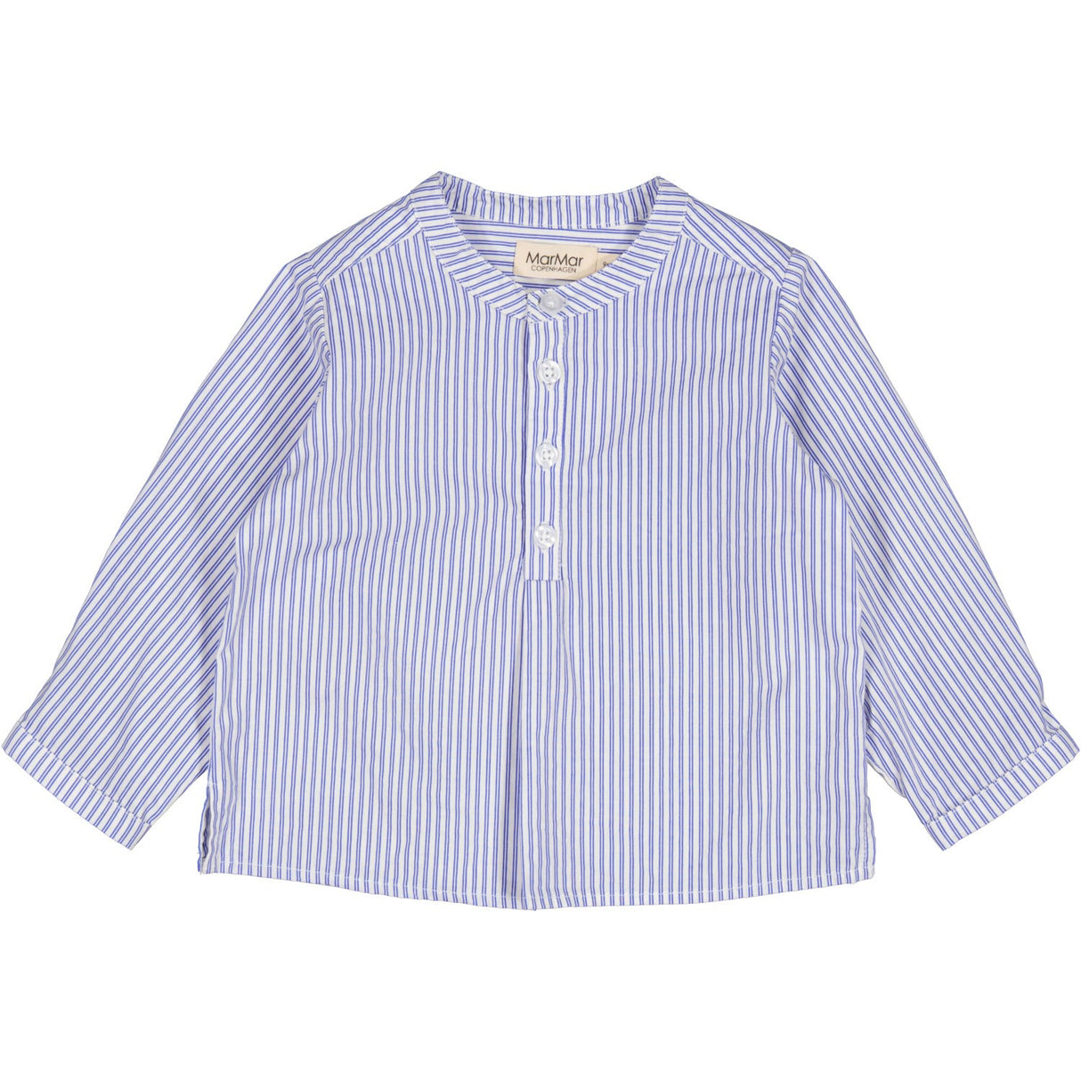MarMar Poplin Bolich Blue Strips Totoro Shirt