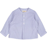 MarMar Poplin Bolich Blue Strips Totoro Shirt