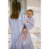 MarMar Poplin Bolich Blue Strips Totoro Shirt