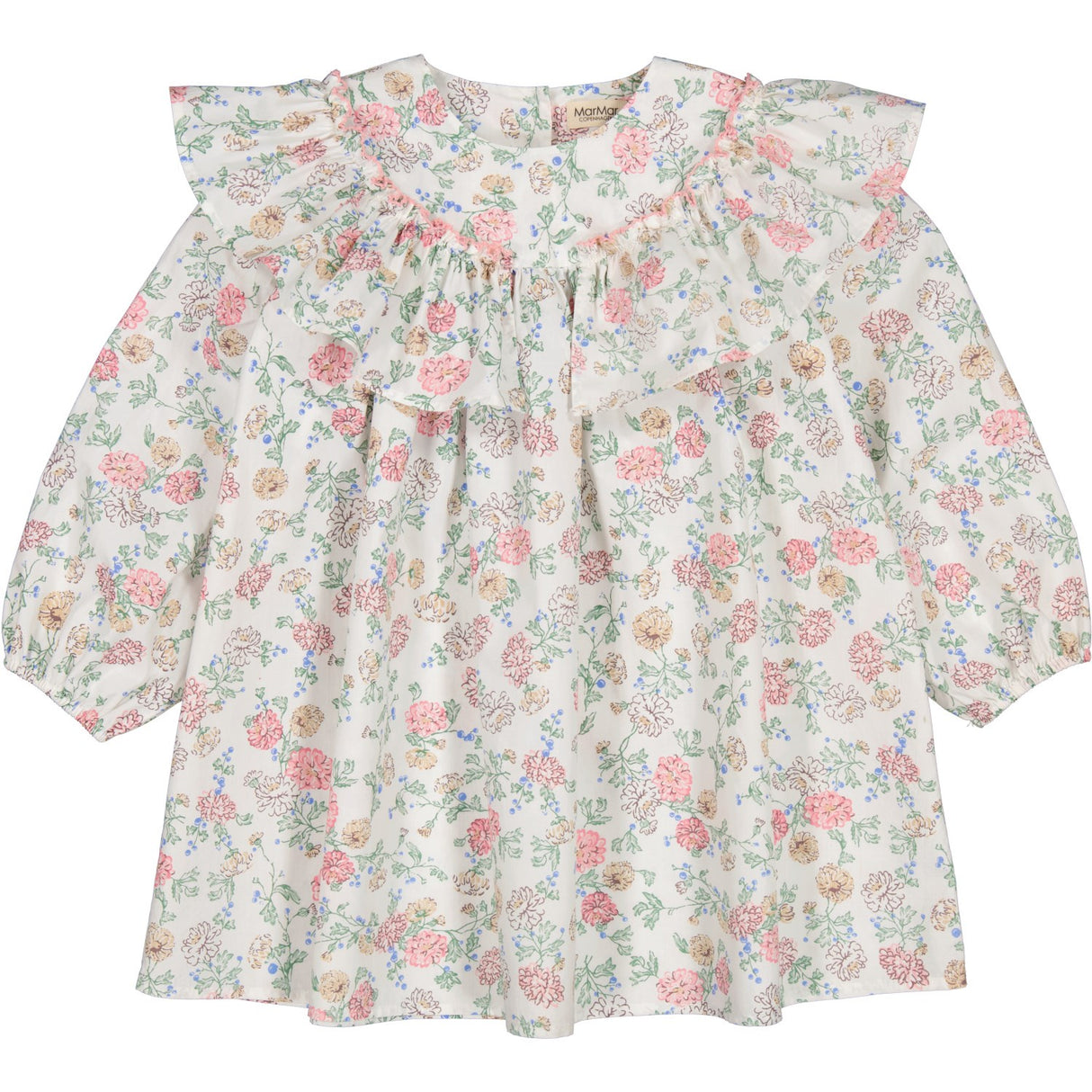 MarMar Poplin Summer Bloom Delsa LS Dress