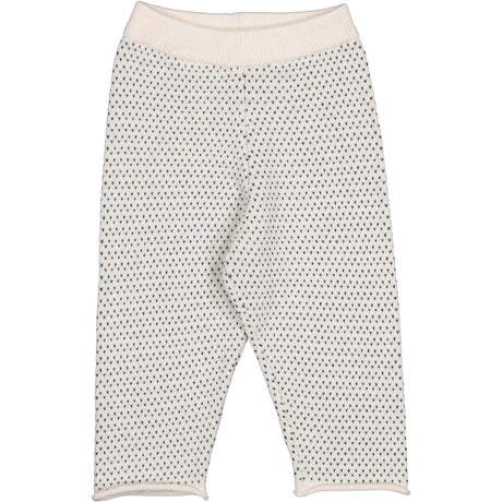 MarMar Cotton Knit Mini Pattern Light Sand Mix Pow Knit Pants
