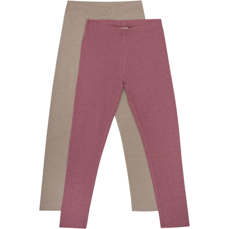 Minymo Apple Butter Basic Leggings 2-Pack