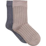 Minymo Goat Socks Rib 2-Pack