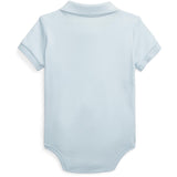 Ralph Lauren Baby Beryl Blue Polo Bodysuit