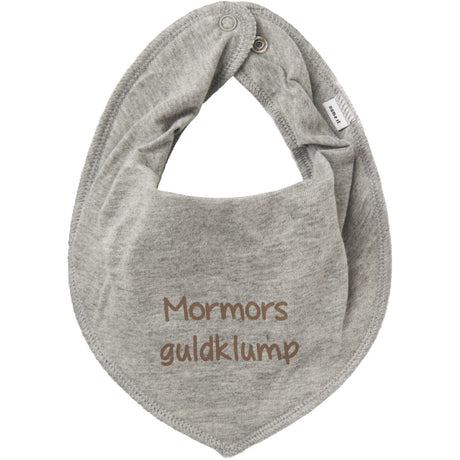 Name It Grey Melange Yatte Scarf Bib