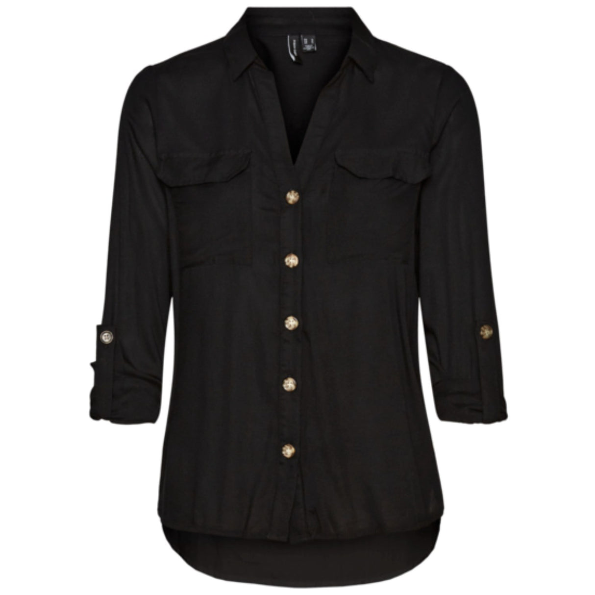 Vero Moda Maternity Black Bumpy Shirt New Noos