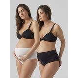 Mama;licious Black Heal Cotton Panties 2-pack Noos