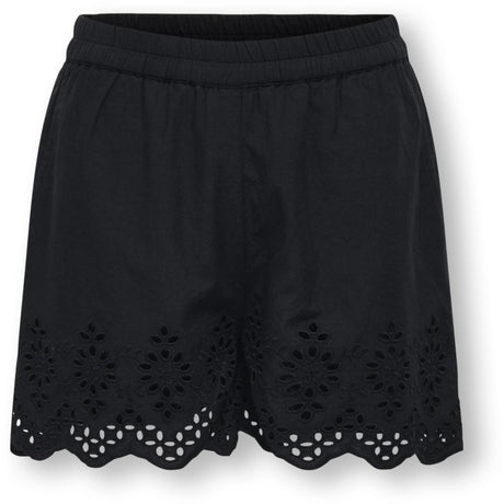 kids ONLY Black Lou Life Embroidery Shorts