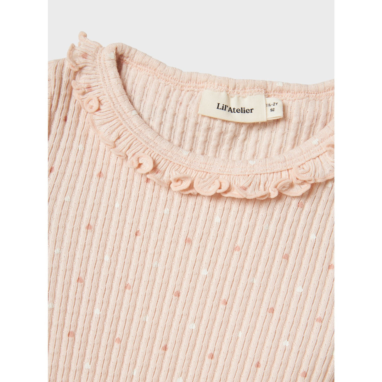 Lil'Atelier Peach Blush Hulla Hua Slim T-Shirt