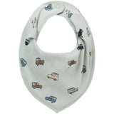 Name It Aqua Gray Hukab Scarf Bib