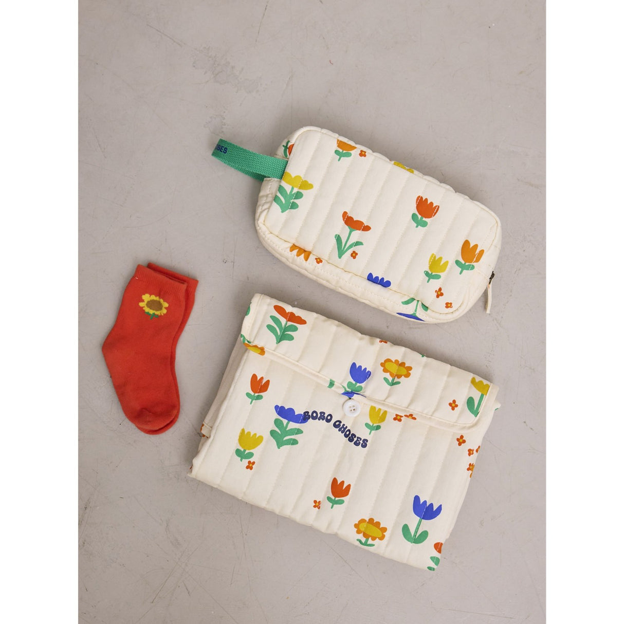 Bobo Choses Multicolor Sunflower Short Socks Pack X 2