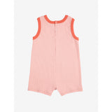 Bobo Choses Light Pink Smiling Pink Playsuit