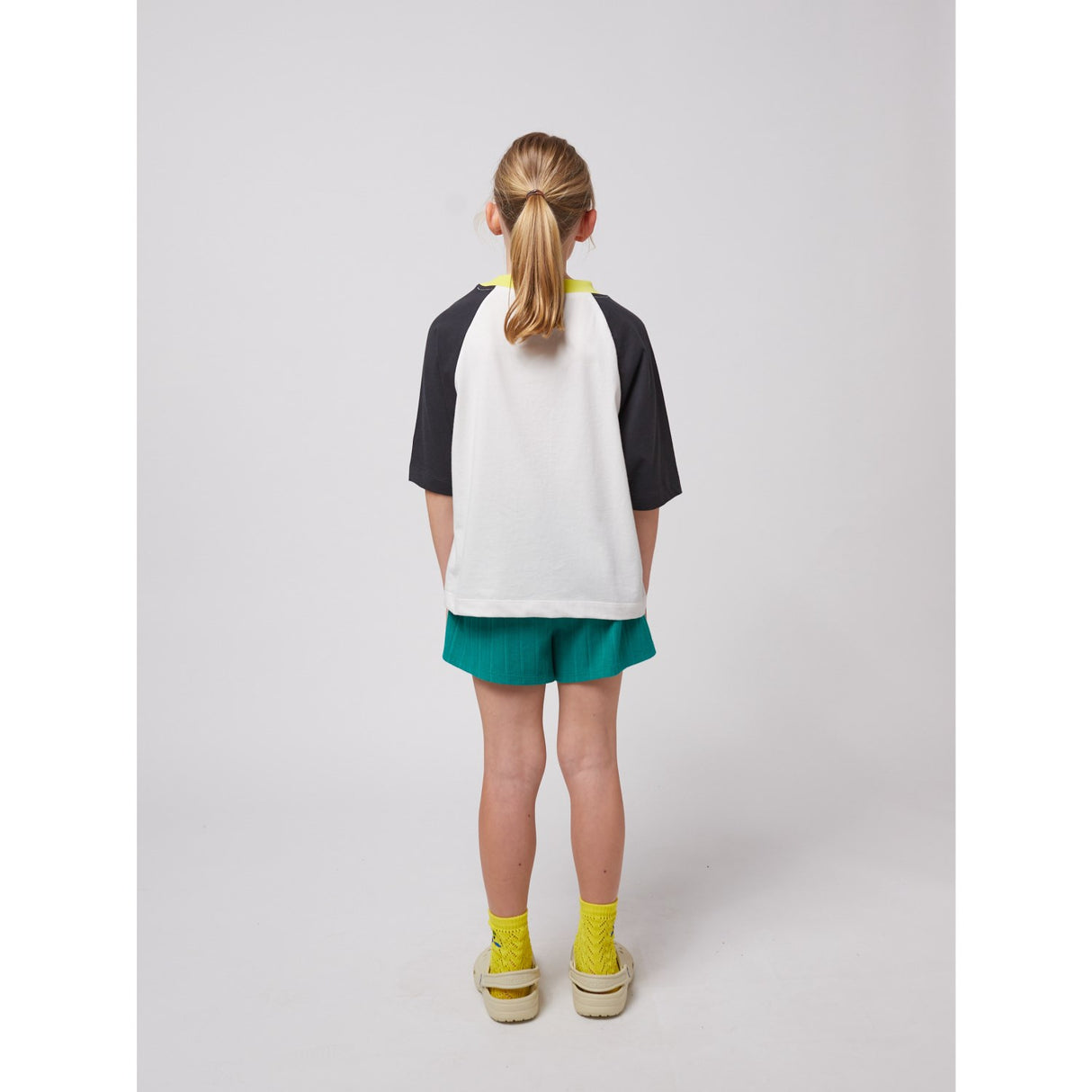 Bobo Choses Offwhite Hello Joy Ranglan Sleeves T-Shirt