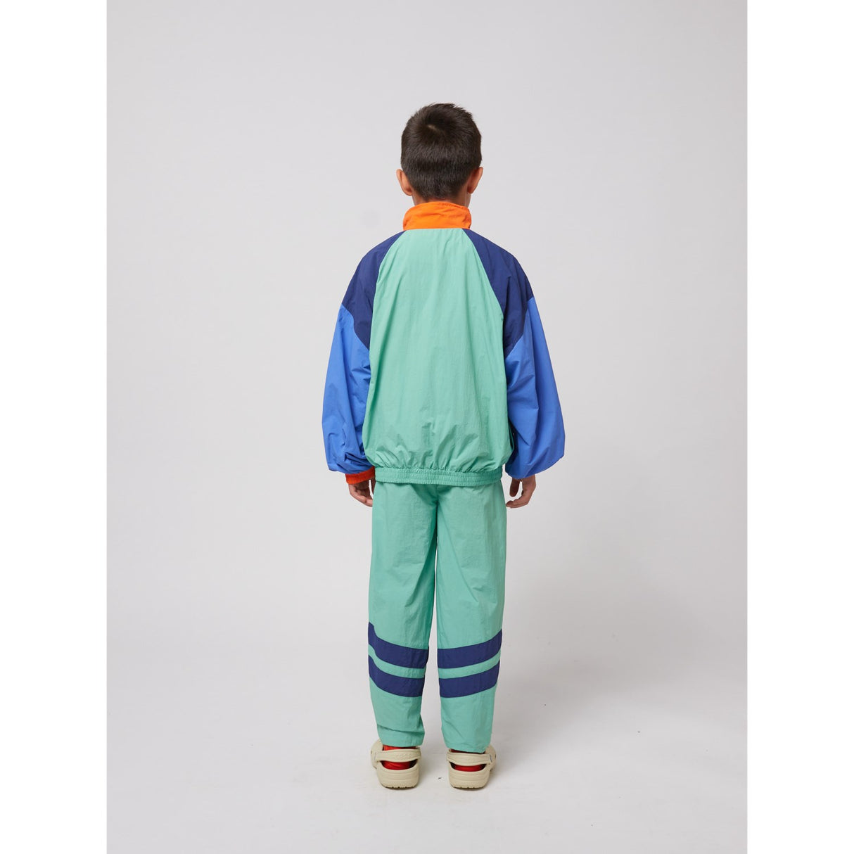 Bobo Choses Multicolor Smiling Color Block Tracksuit Pants