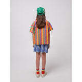 Bobo Choses Blue Wavy Bobo Choses All Over Waffle Skirt