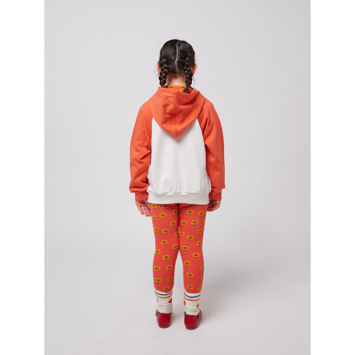 Bobo Choses Multicolor Hello Joy Ranglan Sleeves Hoodie