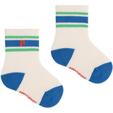 Bobo Choses Multicolor Hug Me Bear Short Sock Pack X 2