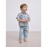 Bobo Choses Light Blue Morning Egg Denim Pants