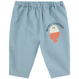 Bobo Choses Light Blue Morning Egg Denim Pants