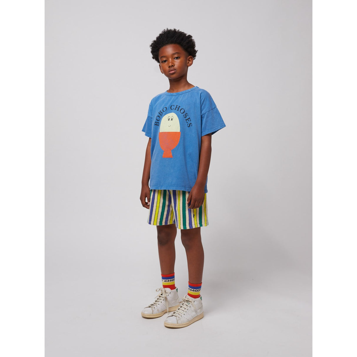 Bobo Choses Light Blue Morning Egg T-Shirt