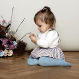 Gobabygo Dusty Blue Crawling Tights Organic Cotton