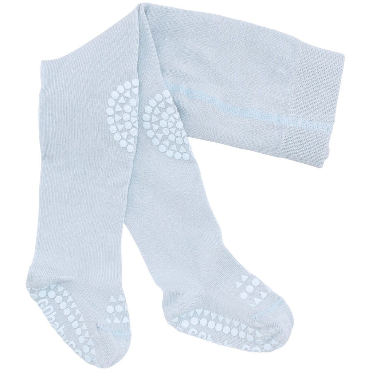 Gobabygo Sky Blue Crawling Tights Organic Cotton