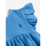Bobo Choses Blue Morning Egg Ruffle Dress