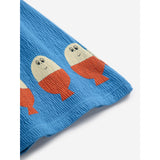 Bobo Choses Blue Morning Egg Ruffle Dress