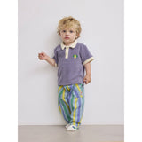 Bobo Choses Light Blue Multicolor Stripes Denim Pants