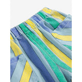 Bobo Choses Light Blue Multicolor Stripes Denim Pants