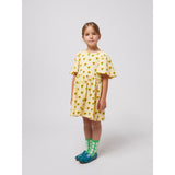 Bobo Choses Offwhite Sunflower All Over Dress