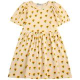 Bobo Choses Offwhite Sunflower All Over Dress