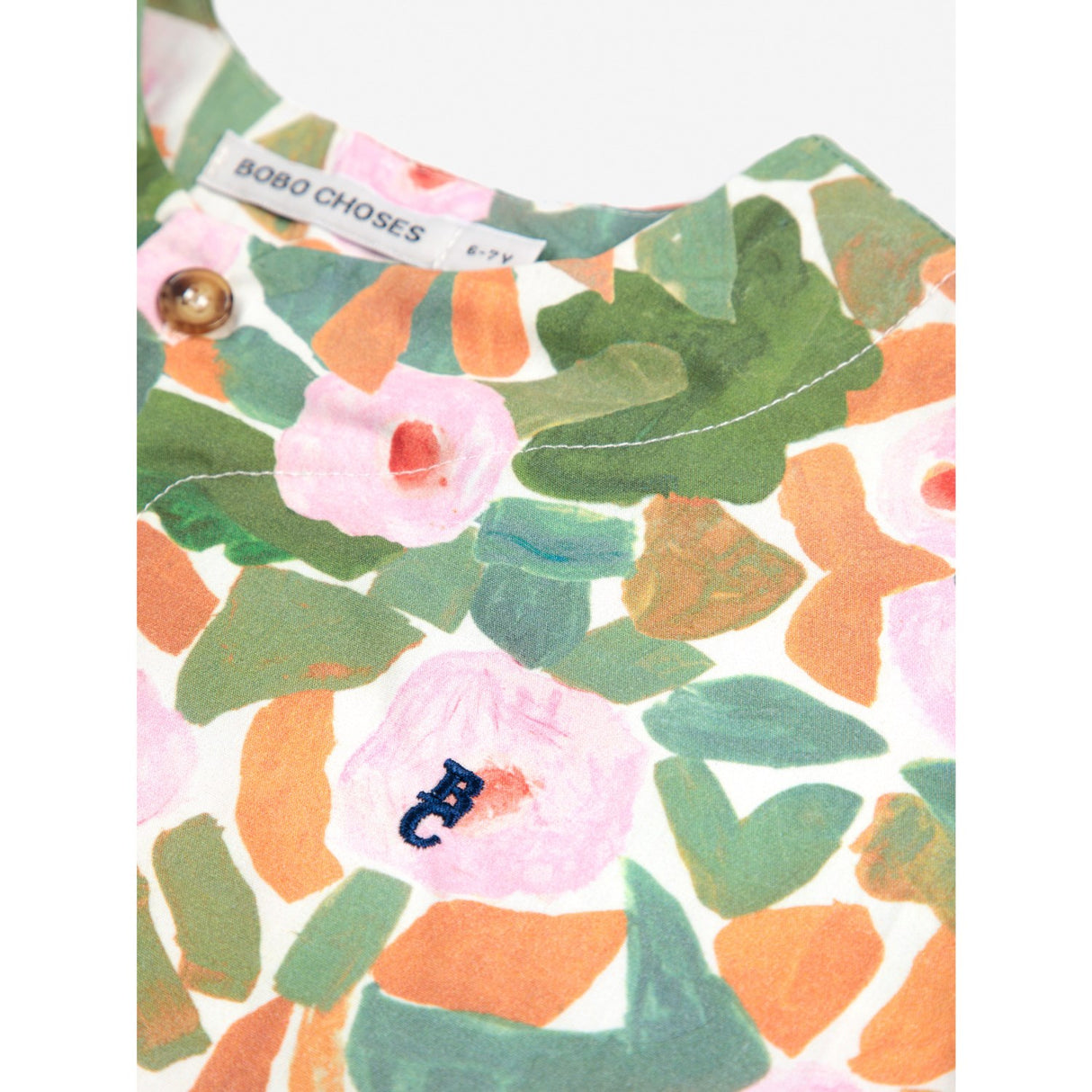 Bobo Choses Multicolor Floral All Over Woven Shirt