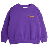 Mini Rodini Purple Dog Embroidery Sweatshirt